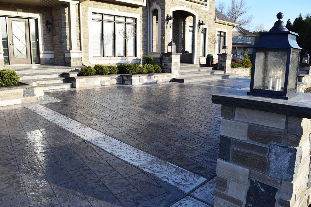 Stamped Concrete in Oshawa, Whitby, Ajax, & Pickering Ontario