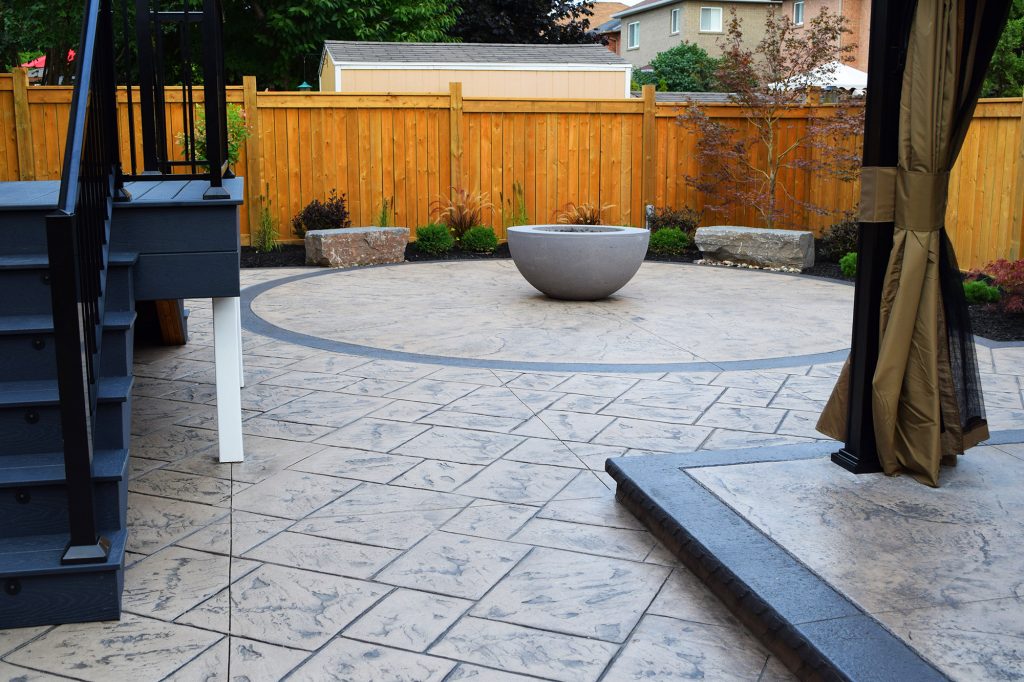 Stamped Concrete in Oshawa, Whitby, Ajax, & Pickering Ontario
